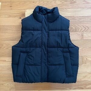 YPB Abercrombie & Fitch Black Puffer Vest